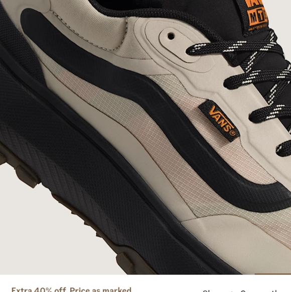 New Vans all-terrain mte crosspath mid shoe oatmeal beige and black - Picture 4 of 7